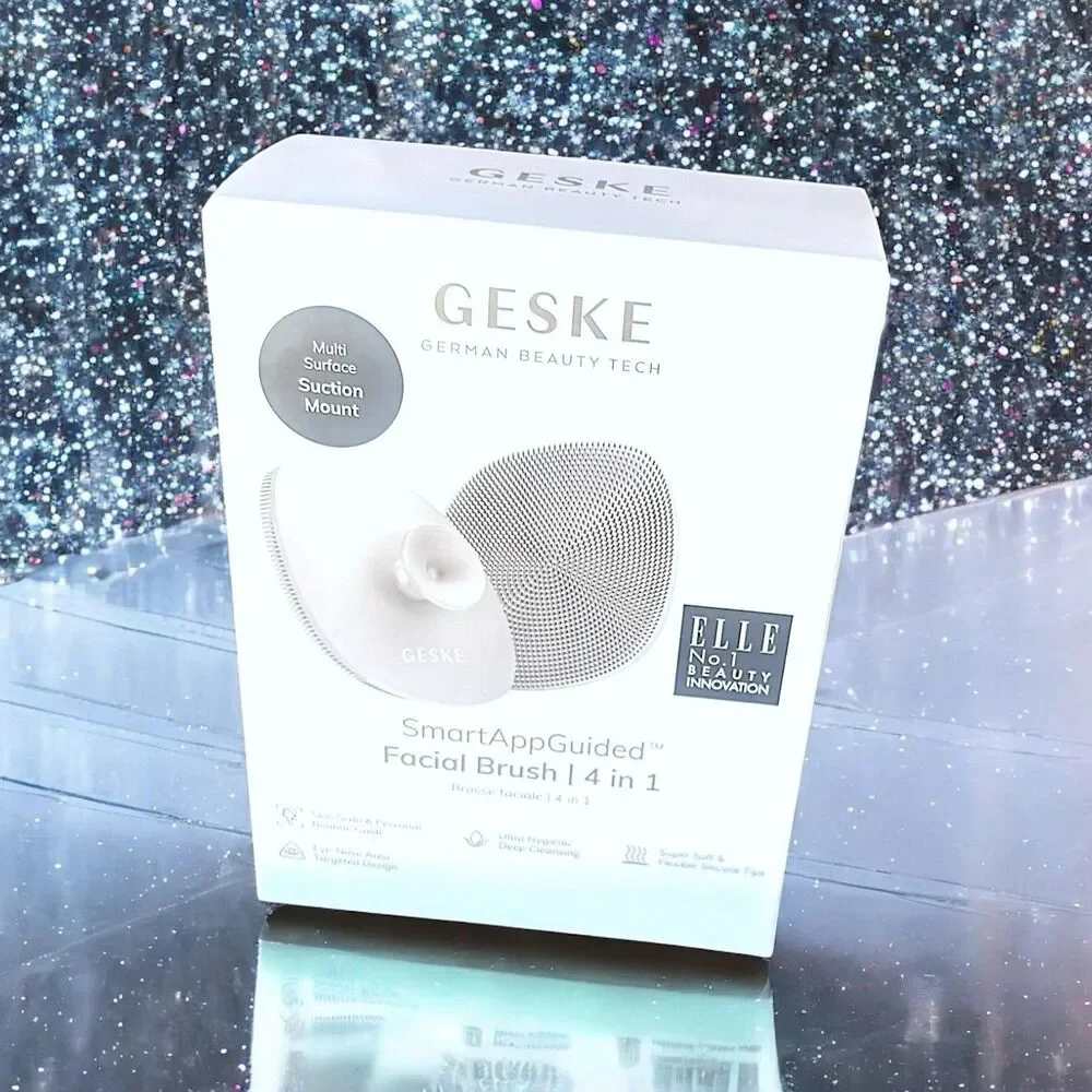 GESKE Facial Brush SmartAppGuided 4 in 1 Facial Brush in Starlight New in Box